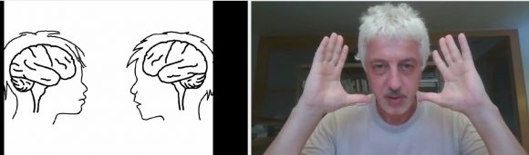 Xurxo durante la charla