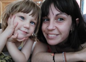 Laura y su hija Amélie